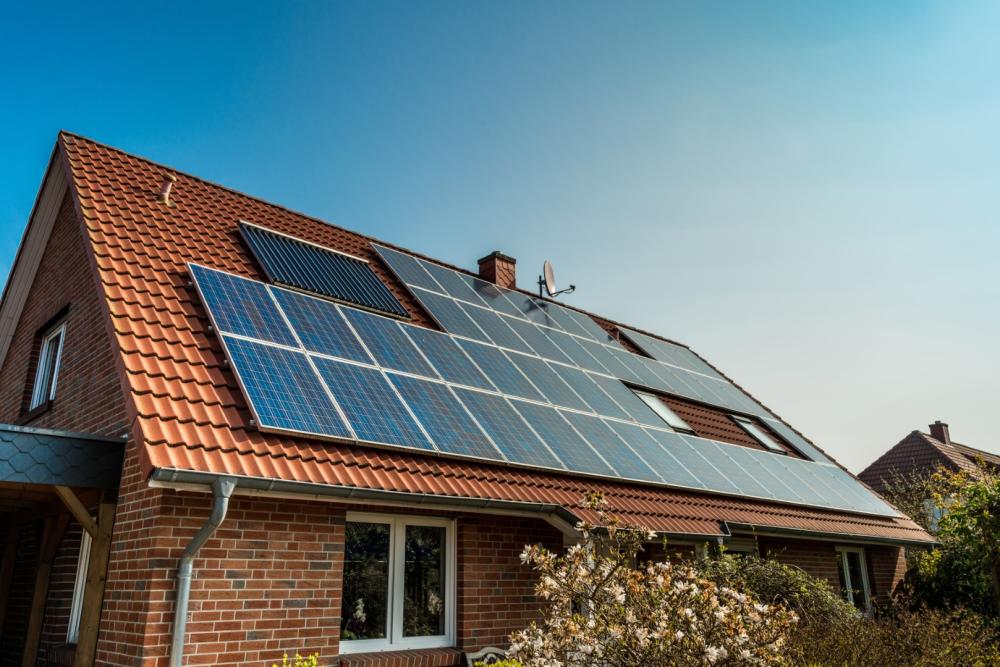 Panneaux photovoltaïques près de Pont-croix